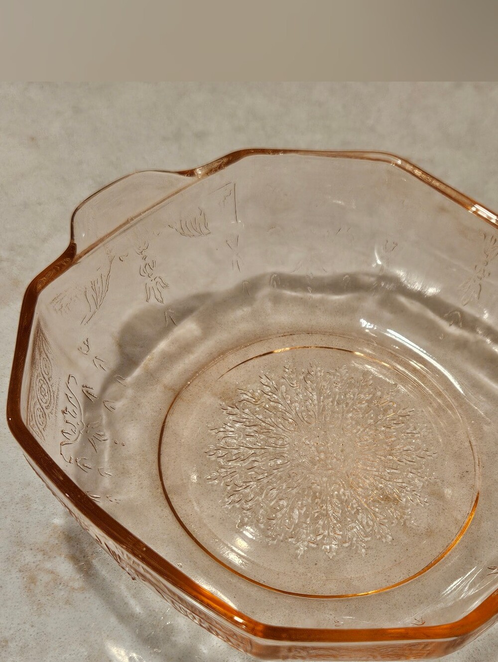 Anchor Hocking Pink Princess Depression Glass Bowl